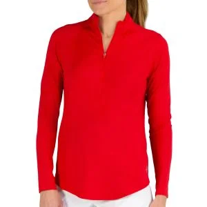 JoFit Womens Momentum Mock Golf Pullover