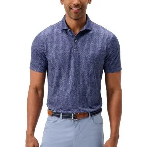 Johnnie-O Bars Open Performance Jersey Golf Polo