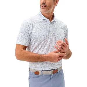 johnnie-O Cabana Bar Performance Jersey Golf Polo