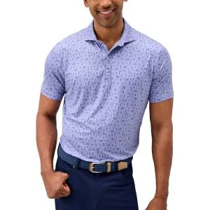 johnnie-O Cocktail Cart Featherweight Performance Golf Polo