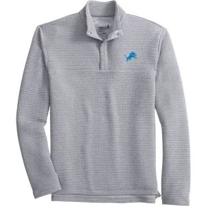 johnnie-O Detroit Lions Benjy Snap Quarter Zip Golf Pullover