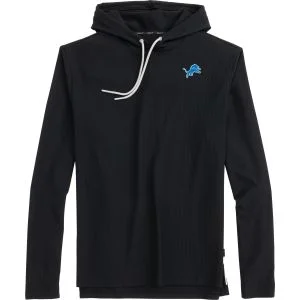johnnie-O Detroit Lions Hoppin Performance Drawstring Golf Hoodie