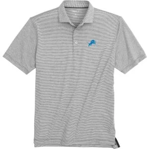 johnnie-O Detroit Lions Lyndonn Striped Performance Jersey Golf Polo