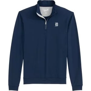 johnnie-O Detroit Tigers Motion Performance Quarter-Zip Golf Pullover