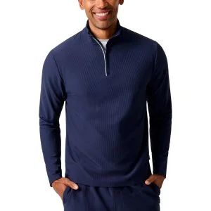 Johnnie-O Hoppin Performance Quarter-Zip Golf Pullover