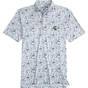 johnnie-O Michigan State Spartans Hoop There It Is Golf Polo