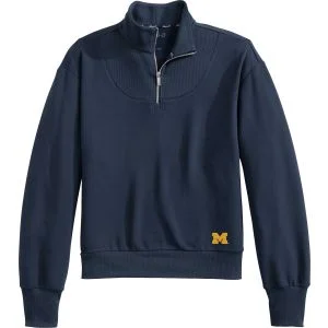 johnnie-O Women's University of Michigan Naomi Quarter-Zip Golf Pullover
