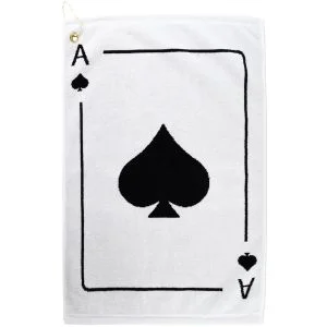 Player Supreme Ace of Spades Golf Towel