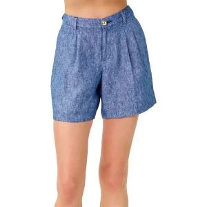 Lilly Pulitzer Women's 7" Dewey High Rise Linen Golf Shorts