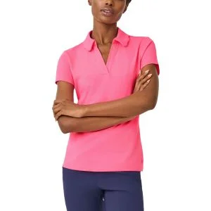 Lilly Pulitzer Women's UPF 50+ Luxletic Frida Scallop Golf Polo