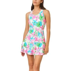 Lilly Pulitzer Women's UPF 50+ Luxletic Lunan Active Sleeveless Golf Dress