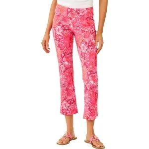 Lilly Pulitzer Women's UPF 50+ Luxletic 28" Corso Kick Flare Printed Golf Pants