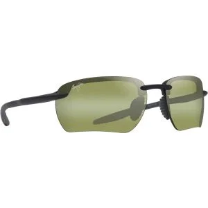 Maui Jim Ho'okipa Ultra G Rimless Matte Black Sunglasses Polarized Maui HT Lenses