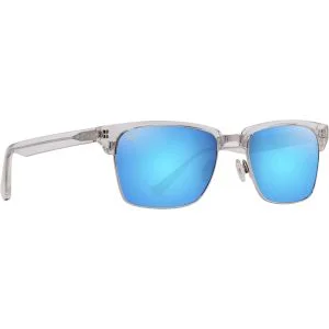 Maui Jim Pokowai Arch Polarized Rectangular Matte Grey Sunglasses