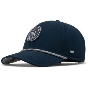 melin Odysea Stacked Hydro Performance Snapback Golf Hat Tobacco/Bison