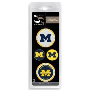 Michigan Wolverines Ball Marker Set 06bms