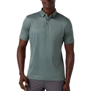 Mizzen+Main Halyard Golf Polo - Hemlock Tread Hatch
