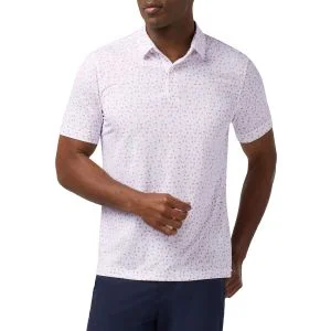 Mizzen+Main Halyard Golf Polo Red Hot Scattered Dash