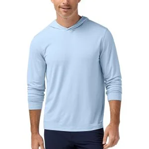 Mizzen+Main Knox Golf Hoodie - Cloud Blue
