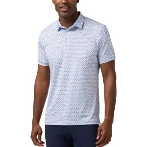 Mizzen+Main Versa Golf Polo - Cloud Blue As It Lies