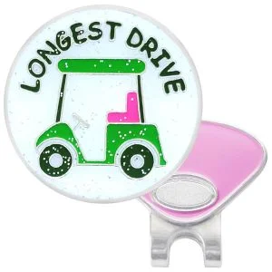 Navika Womens Glitzy Hat Clip Ball Marker