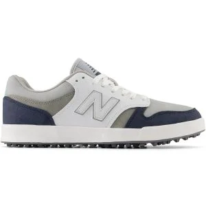 New Balance 480 SL White/Navy Golf Shoes Lateral Side View