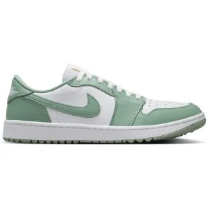 Nike Air Jordan 1 Low G Golf Shoes Steam/White/Tangerine Tint/Steam Lateral Side