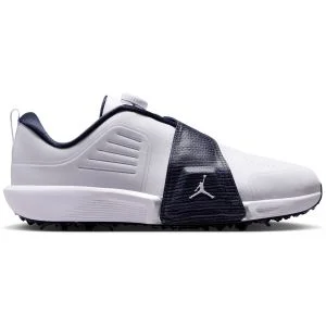 Nike Jordan Air Rev Golf Shoes White/Midnight Navy/Light Smoke Grey/White Lateral Side