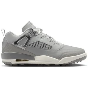 Nike Air Jordan Spizike G Golf Shoes Light Iron Ore/Black Neutral Grey/Sail Lateral Side View