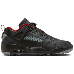 Nike Air Jordan Spizike G Golf Shoes Black/Varsity Red/Stealth Lateral Side