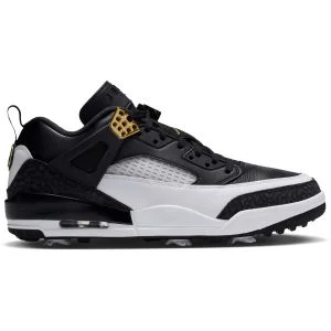 Nike Air Jordan Spizike G Golf Shoes Black/Metallic Gold/White/Phantom Lateral Side