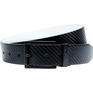 Nike Carbon Fiber Textured Reversible Golf Belt
