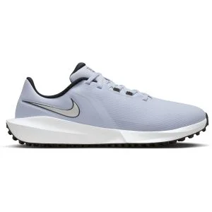 Nike Infinity G NN Golf Shoes Ghost/Metallic Silver/Off Noir Medial Side View