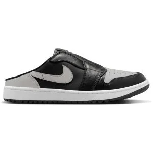 Nike Air Jordan 1 G Mule Golf Shoes Black/Medium Grey/White Lateral Side