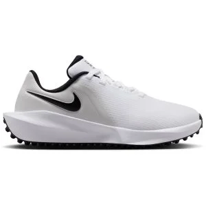 Nike Junior Infinity G Golf Shoes White/Black/Pure Platinum Lateral Side View
