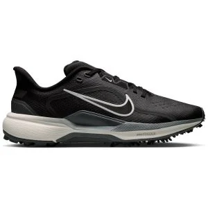 Nike Pegasus 1 G Golf Shoes Black/White/Sail Lateral Side View