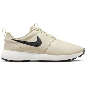 Nike Roshe G PRM Golf Shoes Light Khaki/Black/Light Liquid Lime/Sail Lateral Side View