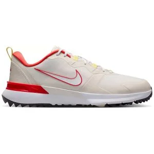 Nike Tempo G Golf Shoes Phantom/Light Orewood Brown/Light Crimson Lateral Side