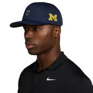 Nike University of Michigan Pro Unstructured Par Golf Hat