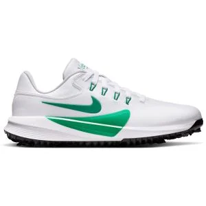 Nike Victory Pro 4 Golf Shoes White/Black/Malachite Lateral Side View