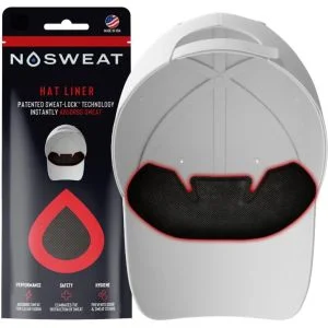 No Sweat Performance Hat Liner Black