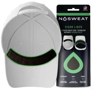 NoSweat Performance Visor Liner Black