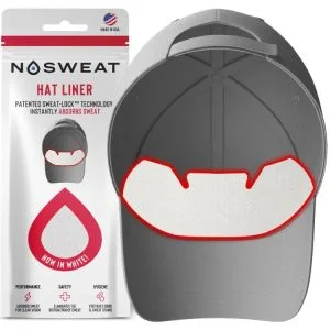 No Sweat Performance Hat Liner White