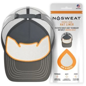 No Sweat Performance Trucker Hat Liner White