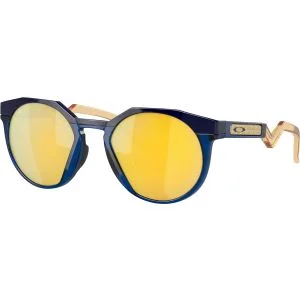 Oakley Kylian Mbappe Signature Series HSTN Navy/Transparent Blue Sunglasses Prizm 24k Polarized Lenses