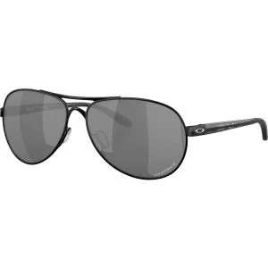 Oakley Women's Feedback Polished Black Sunglasses Prizm Black Polarized Lenses