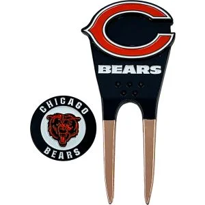 PAC Golf Chicago Bears Divot Repair Tool & Ball Marker