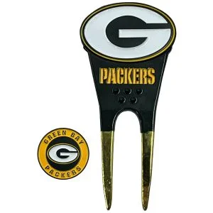 PAC Golf Green Bay Packers Divot Repair Tool & Ball Marker
