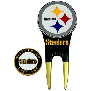 PAC Golf Pittsburgh Steelers Divot Repair Tool & Ball Marker