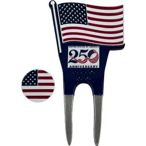 PAC Golf USA 250th Anniversary Divot Repair Tool & Ball Marker